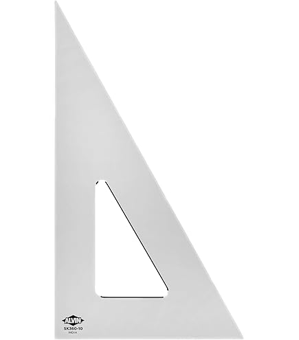 【goul4711】 アクロ TRIANGLE BRIGHT 900 Amazon.com: ALVIN Transparent Academic Triangle 30/60 Degree 10