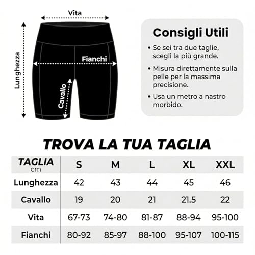 GymCope Women's Gym Shorts High Waisted Sports Leggings Yoga Pants Short Leggings Push Up Stretch Summer for Fitness Gym Cycling Sports Workout