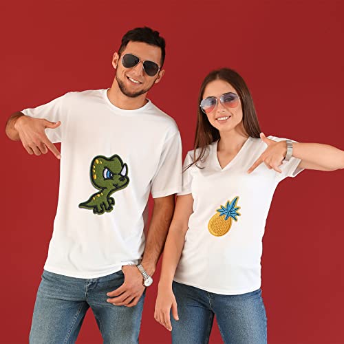 GYGYL 26pcs Dinosaur Embroidered Patches, DIY Sew Applique Repair Patch, Sew On/Iron On Patch for Jackets, Jeans, Pants,Backpacks, Clothes