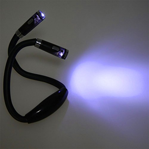 ATC LED Handsfree Flexional Neck Book Reading Light Black