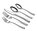 Artaste 56525 Rain II Forged 18/10 Stainless Steel Flatware 20 Piece Set, Service for 4, Silver
