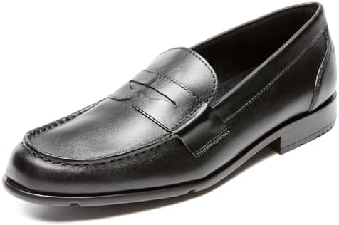 Rockport mens Classic Penny Loafer Black/Black, 44 EU price  display picture 3