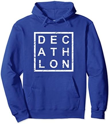 Unisex Stylish Decathlon Hoodie 2XL Royal Blue
