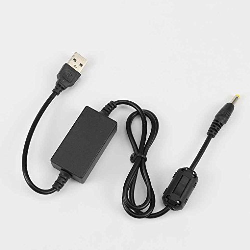EgalBest Black USB Intercom Charging Cables Chargers for Yaesu VX-8R VX-8DR VX-8GR FT1DR FT2DR FT1XDR FT-817 VX-5R Radios