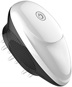 Easefollow Electric Scalp Massager, Vibrating Hair Brush, Hand Held Massager White