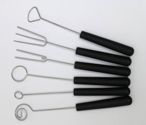 Sarah Janes Set Of 6 Chocolate Dipping Forks