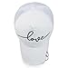 Boomboom Baseball Caps, Women Men Unisex Mesh Snapback Hip Hop Flat Hats Baseball Caps (White)