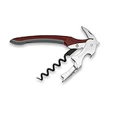 Epic Products Murano Corkscrew, 8.5-Inch, Burgundy/Gray