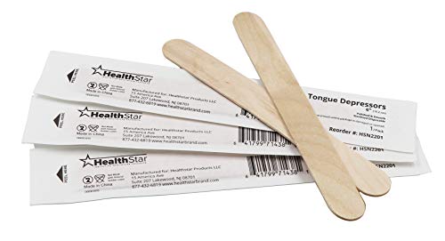 5 Healthstar+Depressors+Convenient+Peel+Down+Pouches