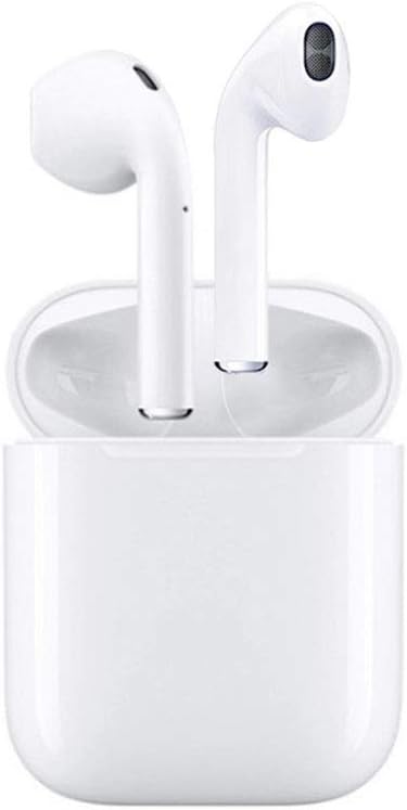Bluetooth 5.0 Wireless Earbuds Noise Canceling Sports 3D Stereo Headphones with【24Hr Playtime】 IPX5 Waterproof, Pop-ups Auto Pairing, Built-in Binaural Mic Headset for Android/iPhone Apple Airpods