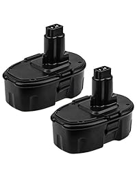 Batería recargable de 1800 mAh Ni-Mh DC9096 para batería Dewalt de 18 V de alta capacidad XRP 18 V DC9098 DC9099 DW9095 DW9096 DW9098 DW9099 DE9039 (2 unidades)