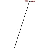 Bully Tools 99204 60" Soil Probe. Steel Tstyle handle