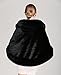 BEAUTELICATE Women's Party Faux Fox Fur Long Shawl Cloak Cape Coat-S64(More Colors)