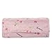 TZWNS Waterproof Lady Beauty Travel Kit Holder Organizer Bathroom Make Up Storage Cosmetic Makeup Bag Carry Case Pouch Organizer Toiletry Travel Wash Bag with Hanging Hook for Women Men(Pink Cherry)