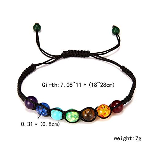 image for Letdown Accessories Fashion Planet Theme Natural Stone Bracelet Natura