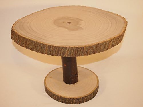9" by 10" Tree slice display stand, wedding display stand, cake stand, centerpiece, plant stand