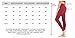 QUEENIEKE Women Yoga Leggings Workout Tights Running Pants Size M Color Red Long