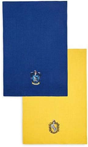 Primark Harry Potter Tea Towels Gryffindor Hufflepuff Slytherin Ravenclaw (Hufflepuff and Ravenclaw)