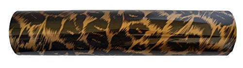 Firefly Craft Patterned Heat Transfer Elastic Foil For Silhouette And Cricut, 12 Inch by 20 Inch, Leopard