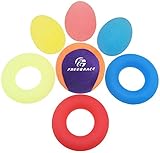 Squeeze Balls for Hand Exercise (7 Pack) - Therapy & Stress Relief Kit for Kids, Adults and Elders - Great for Physical Rehabilitation and Hands Strengthener