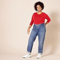Amazon Essentials Women's Regular-Fit Long-Sleeve