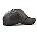King Star Men Vintage Winter Warm Leather Adjustable Baseball Cap Coffee