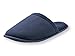 Pembrook Mens Scuff Slippers | Bedroom Slippers for Men with Memory Foam | Slip on Slippers for Men for Travel, Home, Bathroom & Hospital