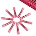 SOLOOP 100Pcs Heat Shrink Butt Connectors Crimp Electrical Terminals Heat shrink waterproof wire connector Red