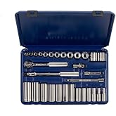 Wright Tool 339-MC 3/8" Drive 31-Pc Wright Drive&reg; 2.0 SAE Socket Set (Standard &amp; Deep, 6-Point) | Sizes 1/4"-1", Chrome Finish, Extensions &amp; Universal, Blow Mold Case Made in USA