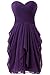 Dressy New Star Women's Chiffon Bridesmaid Dress Short Homecoming Prom Dresses