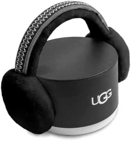 UGG Womens Sheepskin Wireless Earmuff Black One-Size at Amazon