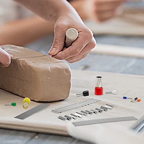 45 Pieces Flexible Polymer Clay Cutter Clay Blade Polymer Clay Slicer Blade Polymer Clay Cutting