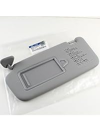 sun visors protection hyundai genuine gray