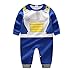 Beal Shopping Cosplay Long Sleeve Baby Boy and Girls Rompers Costume Jumpsuit Baby Clothes, Blue2, 3-6 Monthes
