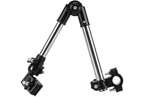 ZERODIS Umbrella Holder for Stroller, 360° Adjustable Bike Umbrella Stretch Mount Stand Holder Baby Stroller Pram Bicycle Chair(Black)