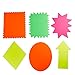 Stockroom Plus Neon Poster Board Shapes - 11 x 14 in, Assorted Neon Colors, 18-Pack - For Poster Board Signs, Trifold Decorations & Science Project Supplies