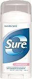 Sure Invisible Solid - Anti-Perspirant and Deodorant, Powder Scent, 2.6 Ounce