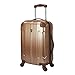 Travelers Club Polaris Hardside Metallic Spinner Luggage, Copper, Carry-On 20-Inch