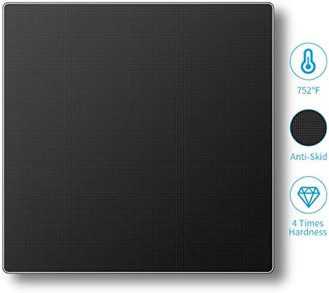 Hotbed Glass 235x235mm,No Painting Falling, Heatbed 3D Printer Platform Surface 2019 Newest Ultrabase for Creality Anet A8 Ender-3/ Ender-3 Pro/Anycubic,Upgraded Hot Heated Bed Build Surface Tempered