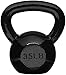 Amazon Basics Cast Iron Kettlebell with Enamel Finish, 25 pound, Black