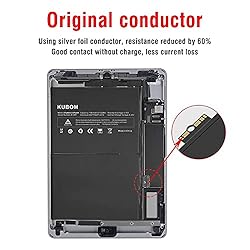 KUBOM Replacement Battery for iPad Air or iPad 5th