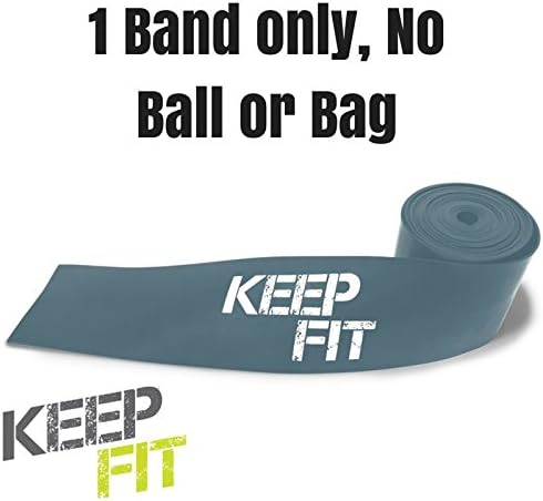 Mobility Master WOD Extra Strength Floss Band with FREE Training Video, Compression Muscle Recovery Band for Trigger Point Deep Tissue Recovery (Grey, Extra Strength)