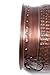 BIRDROCK HOME Water Hose Holder with Lid | Ground Garden Hose Pot | Decorative | Handle | Embossed | Steel Metal with Copper Accents | Outdoor or Indoor Use