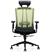 CUBOC 24 Hour High Back Ergonomic Office Chair with Tilt Lock, Tall Desk Chair with PU Headrest and Adjustable Armrest, Lime Green Mesh