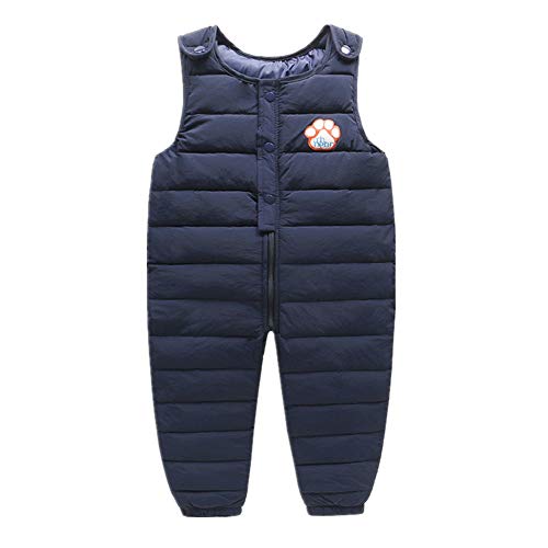 Mangka Toddler Snowsuits Baby Girls Boys Winter Snow Pants (Navy,3T)