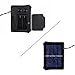 Icicle Dual Power String Lights Outdoor, 72 Ft 8 Modes 200 LED Waterproof Battery & Solar String Lights for Indoor/Outdoor, Garden, Patio, Fence and Holiday Decorations(Multi Color)