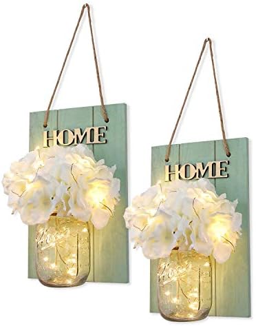 Mason jar wall sconces home decor item priced at $18.99.