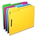 Smead Fastener File Folders, 50 Count, Assorted Colors, Reinforced 1/3-Cut Tabs, 2 Fasteners, Letter Size (11975)