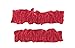 Rubies Adult Set of 2 Roaring 20s Garter Armbands, Red, One Size