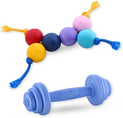 FluffyPal Chew Toys for Puppies Small Dogs and Medium Dogs, Made in Europe Vanilla Scented Dog Rubber Toys, Soft and Floating Puppy Toys For More Fun, Perfect For Training &amp; Keeping Pets Fit